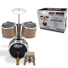 Top Grade 3 Peça Brinquedos Drum Set Instrumentos Musicais Drum Kit (10168108)